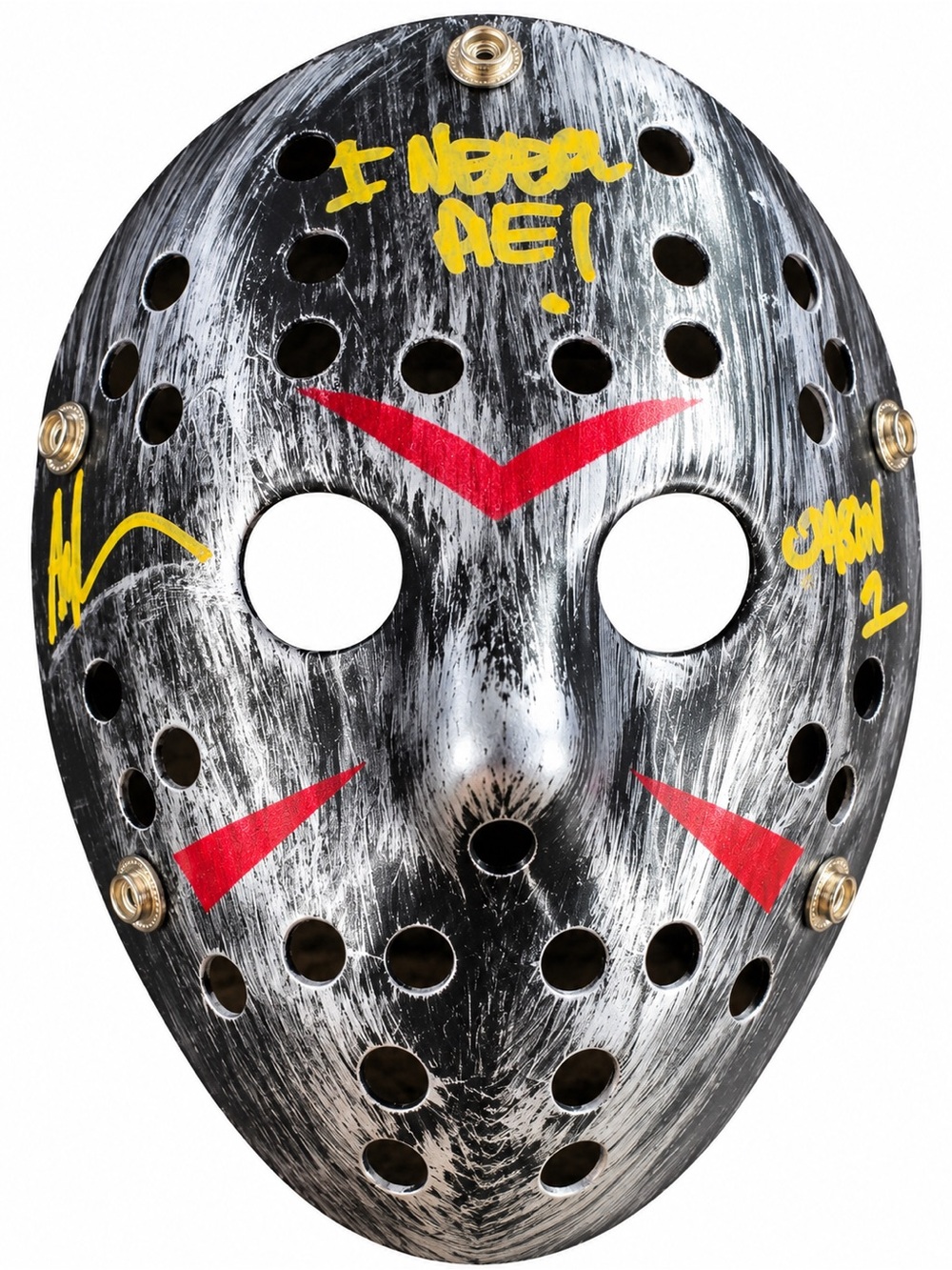 Ari Lehman Signed Jason Voorhees Mask - Friday the 13th